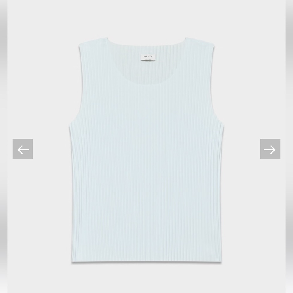Aritzia Babaton Drafting Sleeveless Blouse Glimmer Size XXS